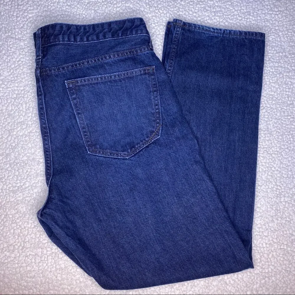 Banana Republic Slim Straight Dark Blue 36x32